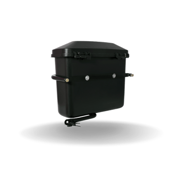 DASS Black Motorcycle Side Box (CAMRY MATT)
