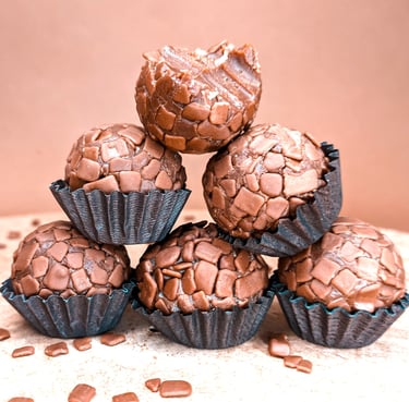 5 bolitas de brigadeiro