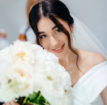 bride - wedding day - wedding moments - wedding flowers