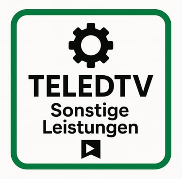 Sonstige Leistungen mit LOGO TELEDTV