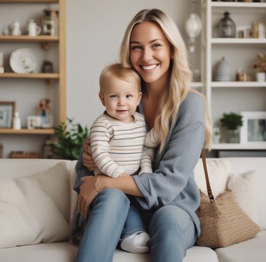 Frau hat selbstbestimmt ihr Kind geboren