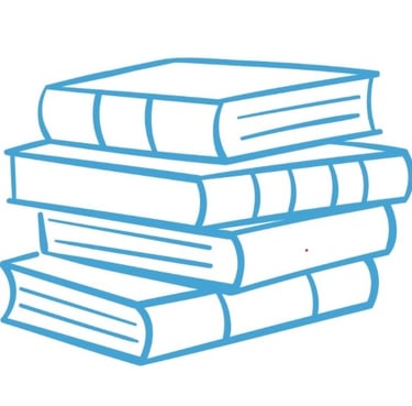 Stack of blue books icon representing extensive locksmith knowledge