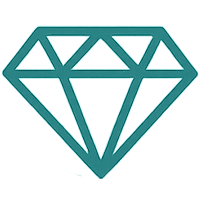 a diamond icon