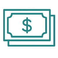 a dollar icon with a dollar sign on it