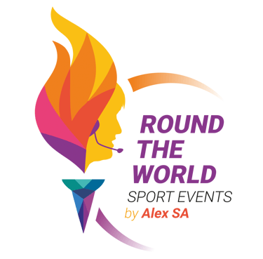 Round the World Sport Events by Alex Salcedo Logo