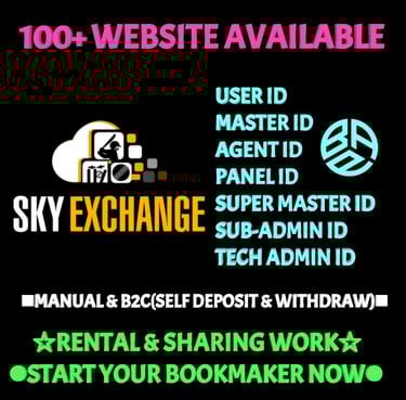 ONLINE CRICKET BETTING ID AVAILABLE DL MDL SMDL MASTER ID SUPER MASTER ID ADMIN ID AVAILABLE 
