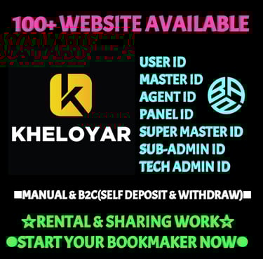 ONLINE CRICKET BETTING ID AVAILABLE DL MDL SMDL MASTER ID SUPER MASTER ID ADMIN ID AVAILABLE
