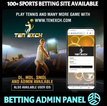 ONLINE CRICKET BETTING ID AVAILABLE DL MDL SMDL MASTER ID SUPER MASTER ID ADMIN ID AVAILABLE 