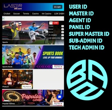 ONLINE CRICKET BETTING ID AVAILABLE DL MDL SMDL MASTER ID SUPER MASTER ID ADMIN ID AVAILABLE 