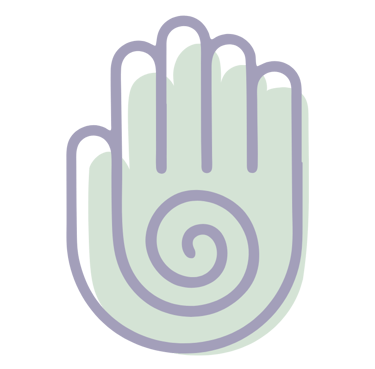 Reiki hand graphic