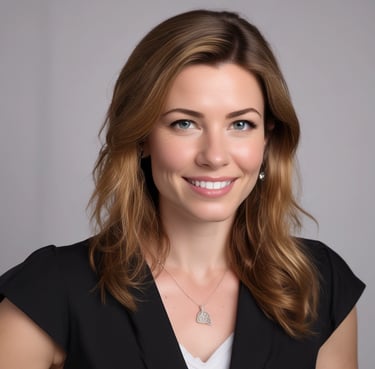 woman wearing black crew-neck shirt