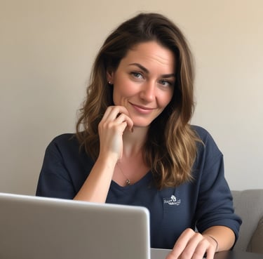 A security camera is mounted on the corner of a building with a tiled facade. The structure features geometric lines and shadows that create a modern and urban architectural feel.