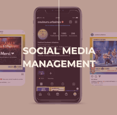 Image : service social media management