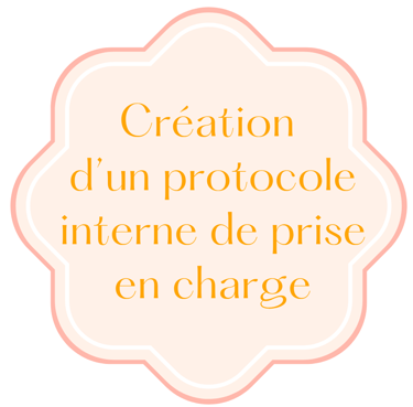 Création d'un protocole interne de prise en charge