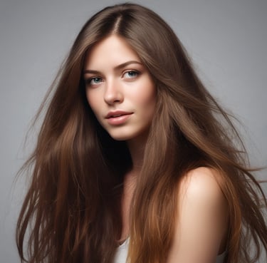 person sitting in front bookshelf