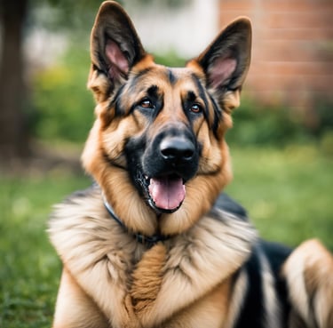 black and tan short coat medium sized dog lying on green and yellow pet bed
