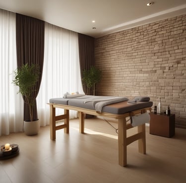 A lit candle with a visible flame sits in a dark glass container. The label on the container reads 'Scentationals' and 'Onyx No. 15' and mentions natural wax with a description of the fragrance. The candle is placed on a dark surface, creating a contrast with the light from the flame.