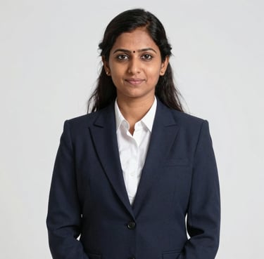 Smiling businesswoman holding a package in a bright warehouse with shipping boxes around.