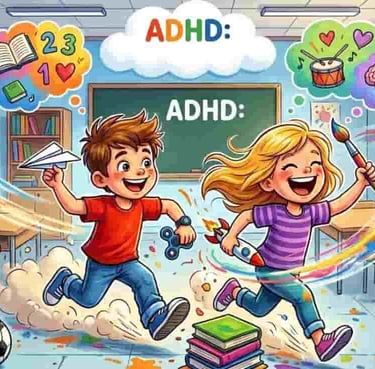 Dzieci terapia ADHD Katowice Psycholog