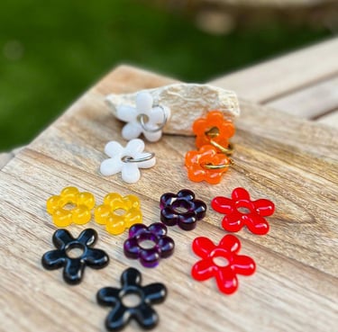 Boucles d'oreilles interchangeables et ses pampilles