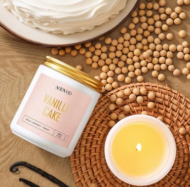 soft everyday candle lighting adding warmth to cozy home decor space