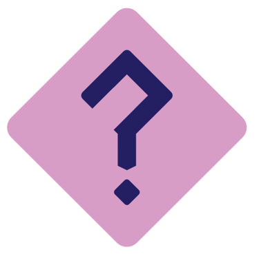 A question mark. Contact SquareKey Studio to find out more about our brand design services