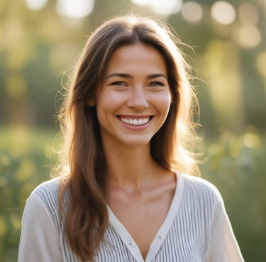 woman wearing black crew-neck shirt