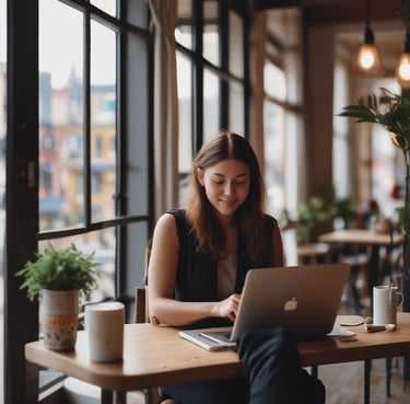 A happy customer holding a Makita power drill with a bright smile in a workshop setting.