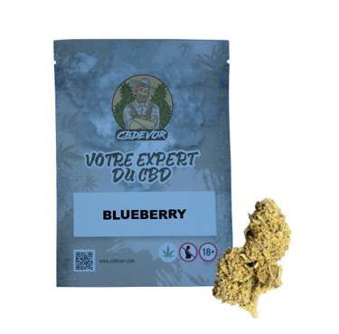 Un sachet avec une fleur (BLUEBERRY)