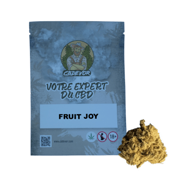 Un sachet avec une fleur (FRUIT JOY)
