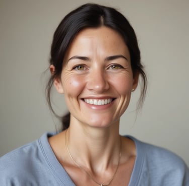 A smiling group of professionals engaged in a training session.