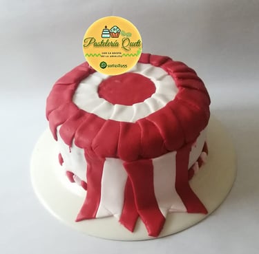 pasteleria queti peru escarapela rojo y blanco