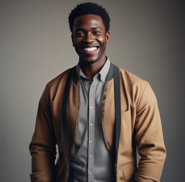 Customer Carlos M. inspecting steel bars at a construction site.