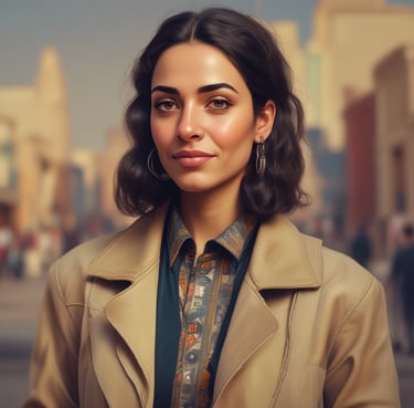 A satisfied customer showcasing beautiful Rostema ceramics.