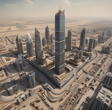 A hardworking demolition crew carefully dismantling a building with heavy machinery under a clear sky.