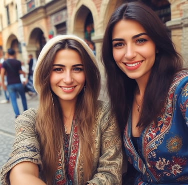 a woman with a cell phone in her hand