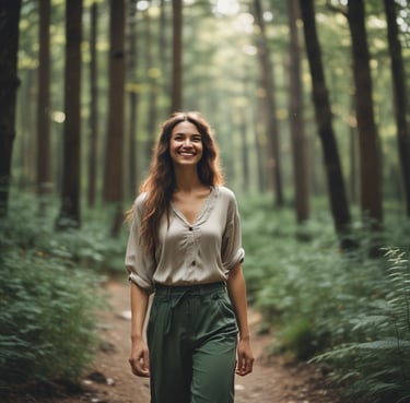 A happy customer sitting comfortably on a freshly cleaned sofa in a bright living room.