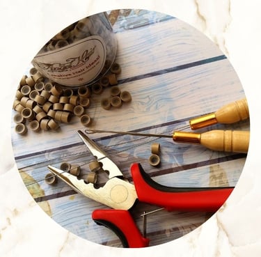 haar extensions zubehör und tools