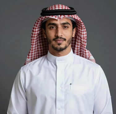 A young man holding a sleek perfume bottle, smiling confidently.