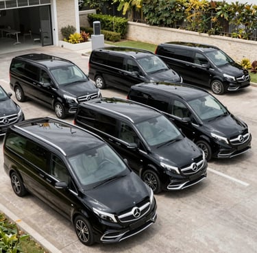 Buraya 5-6 tane mercedes siyah vip vito araçları ekleyelim