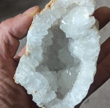géode de quartz du Maroc