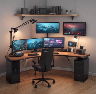 an immersive workspace designed for digital creation in animation, film and video game design.