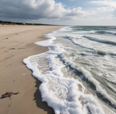 A vibrant display of colorful t-shirts and sweatshirts hanging on a rack in a cozy shop.