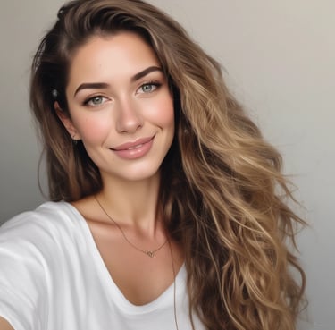 A satisfied customer celebrating their purchase.