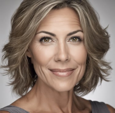 shallow focus photo of woman in gray jacket