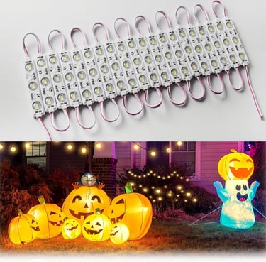 LED Module,Replacement Lights For Inflatables White 20pcs 9.8 Ft