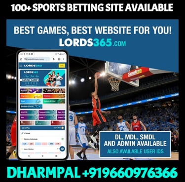 ONLINE CRICKET BETTING ID AVAILABLE DL MDL SMDL MASTER ID SUPER MASTER ID ADMIN ID AVAILABLE 