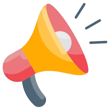 a man in a suit and tie with a megaphone