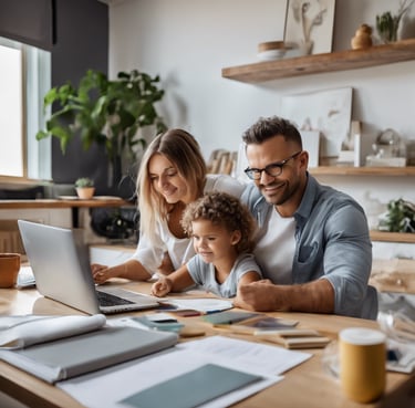 multicolored marketing freestanding letter