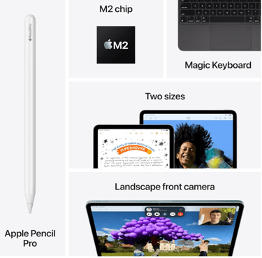a bunch of different types of apple products